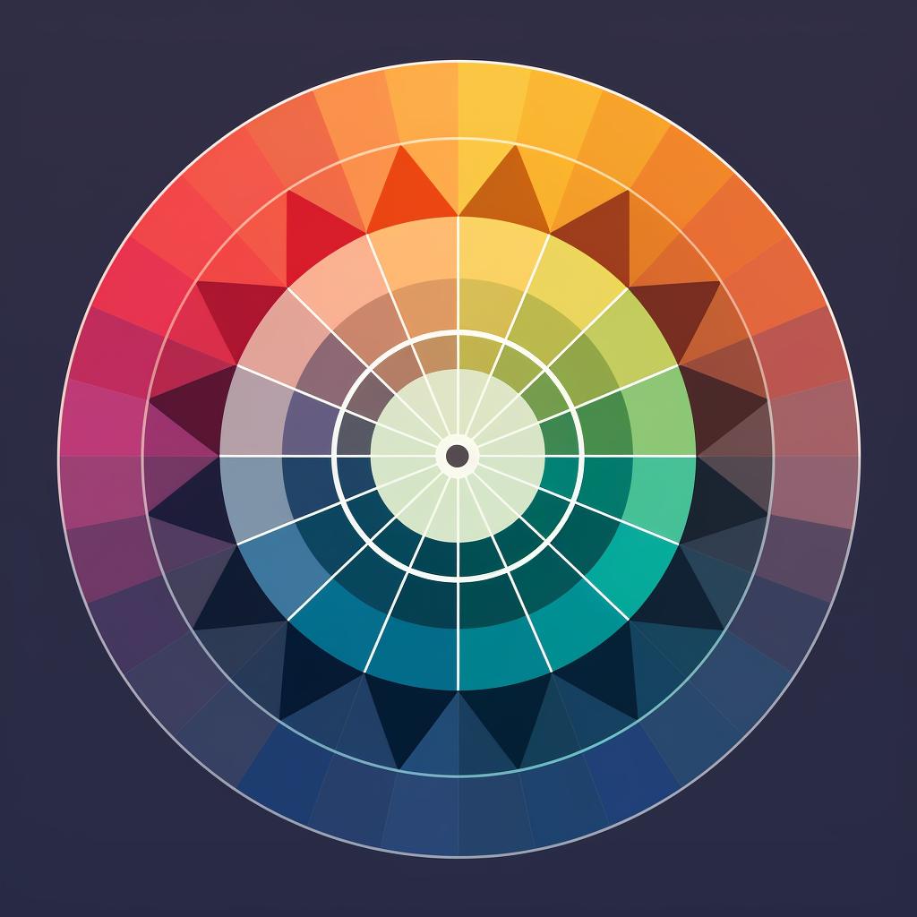 Palette of chakra colors